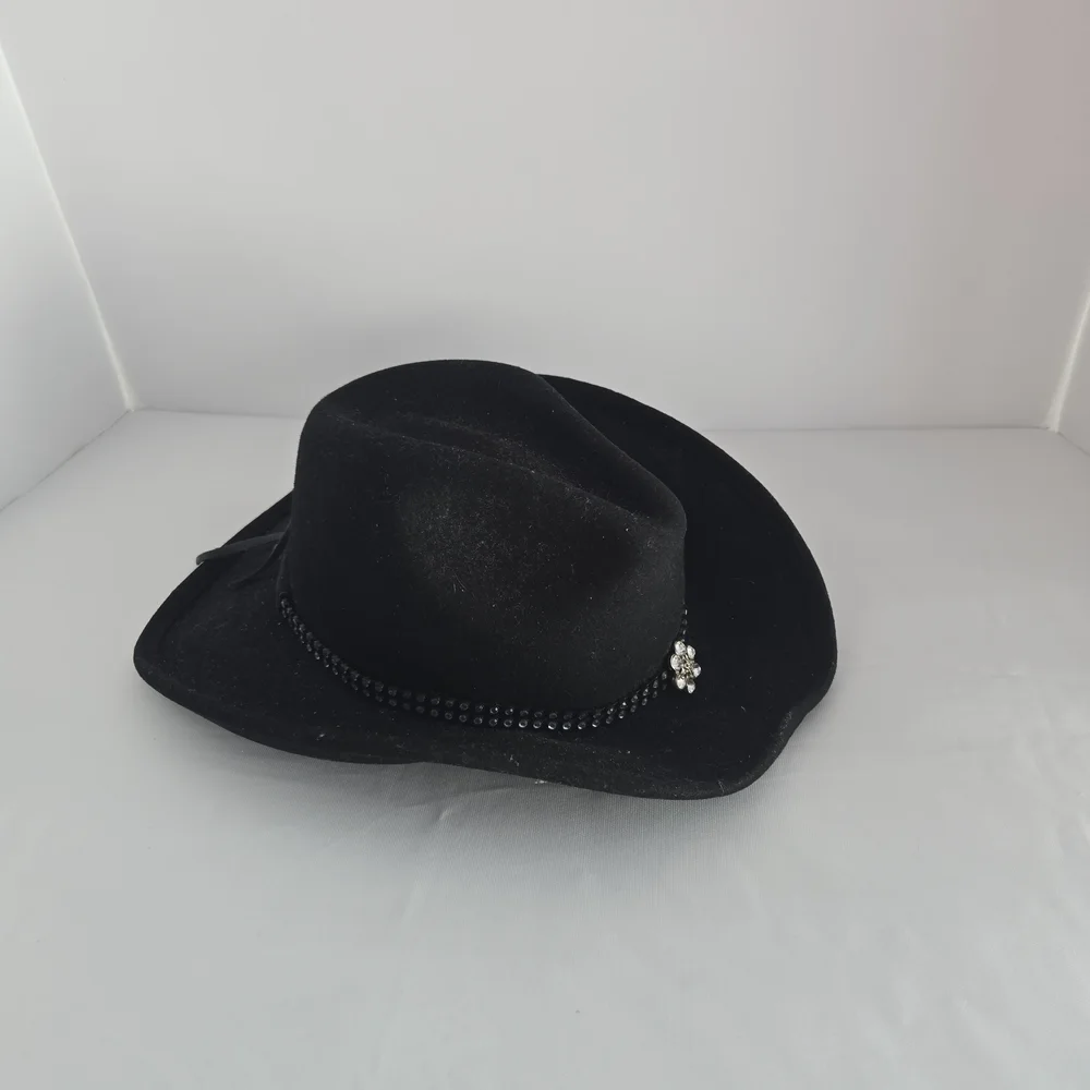 Shyanne Black Cowboy Hat with Crystal Accents‎